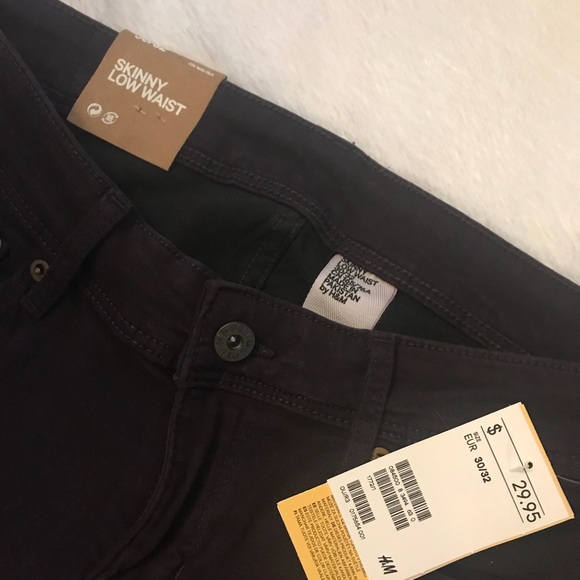 H&M Skinny Jeans Purple 30/32 - Picture 4 of 5